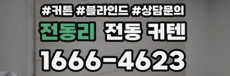 전동리 전동 커텐