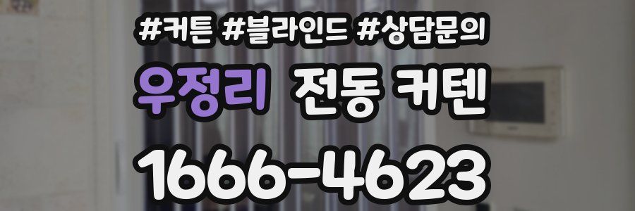 우정리 전동 커텐