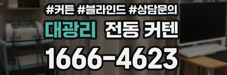 대광리 전동 커텐