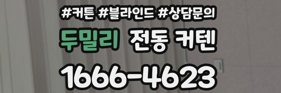 두밀리 전동 커텐