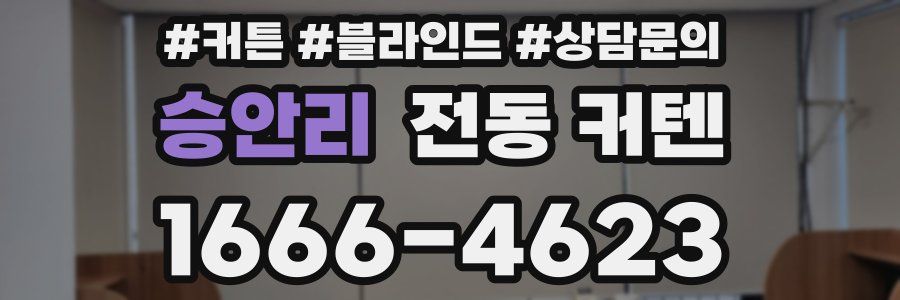 승안리 전동 커텐