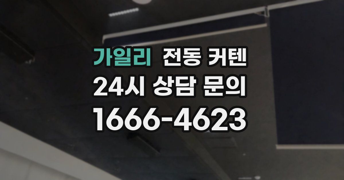 가일리 전동 커텐