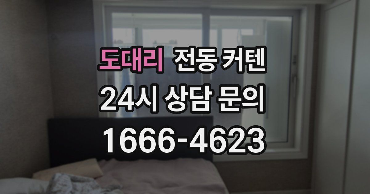 도대리 전동 커텐