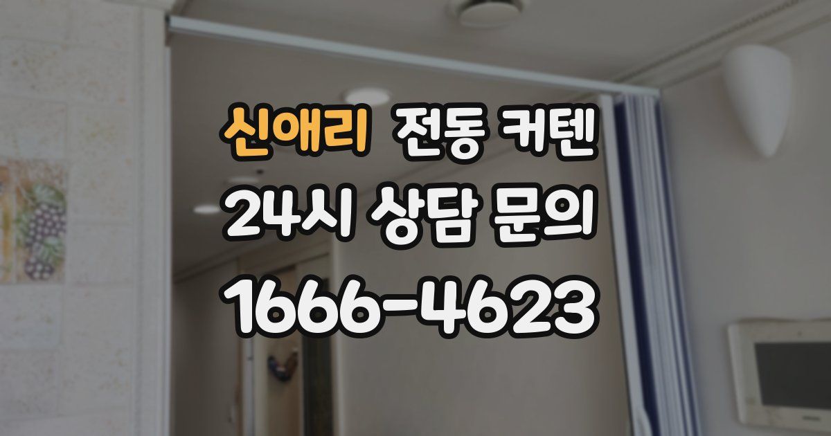 신애리 전동 커텐