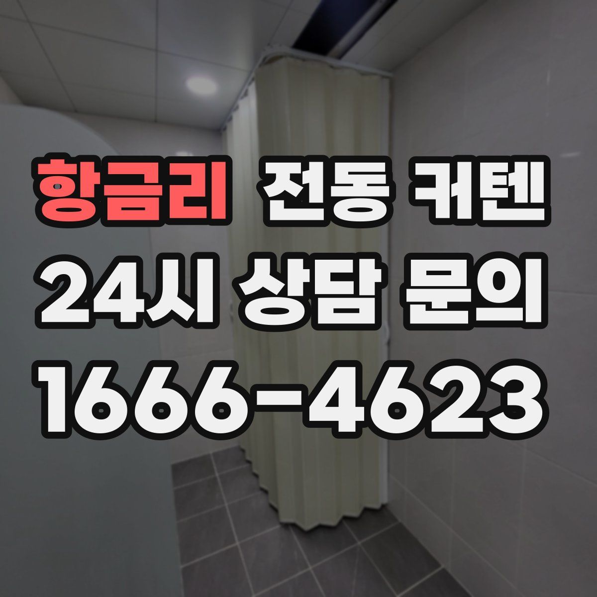 항금리 전동 커텐