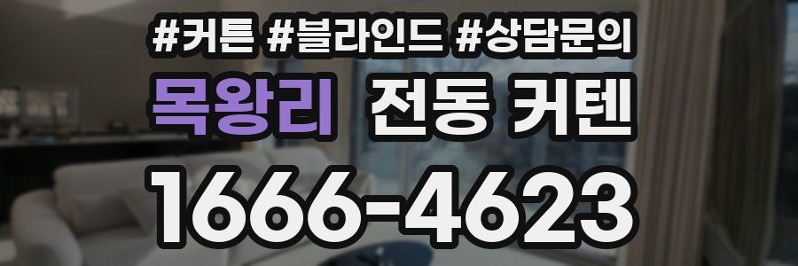 목왕리 전동 커텐