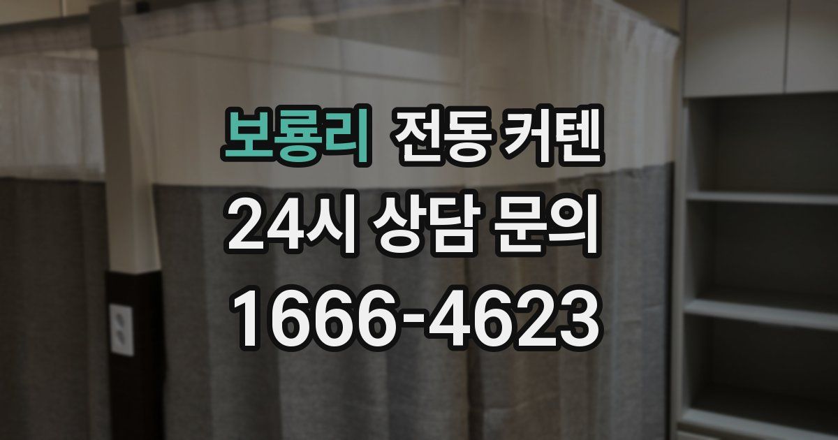 보룡리 전동 커텐