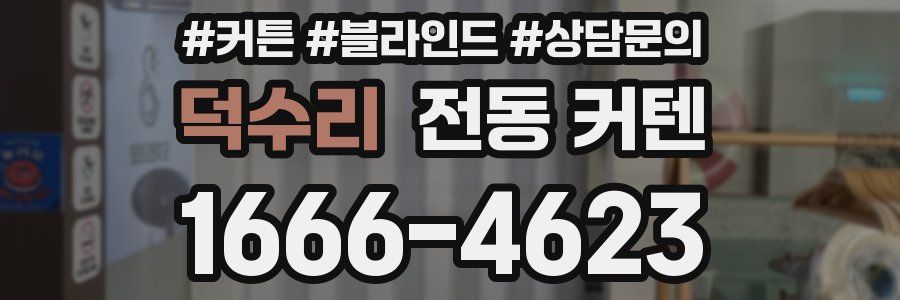덕수리 전동 커텐