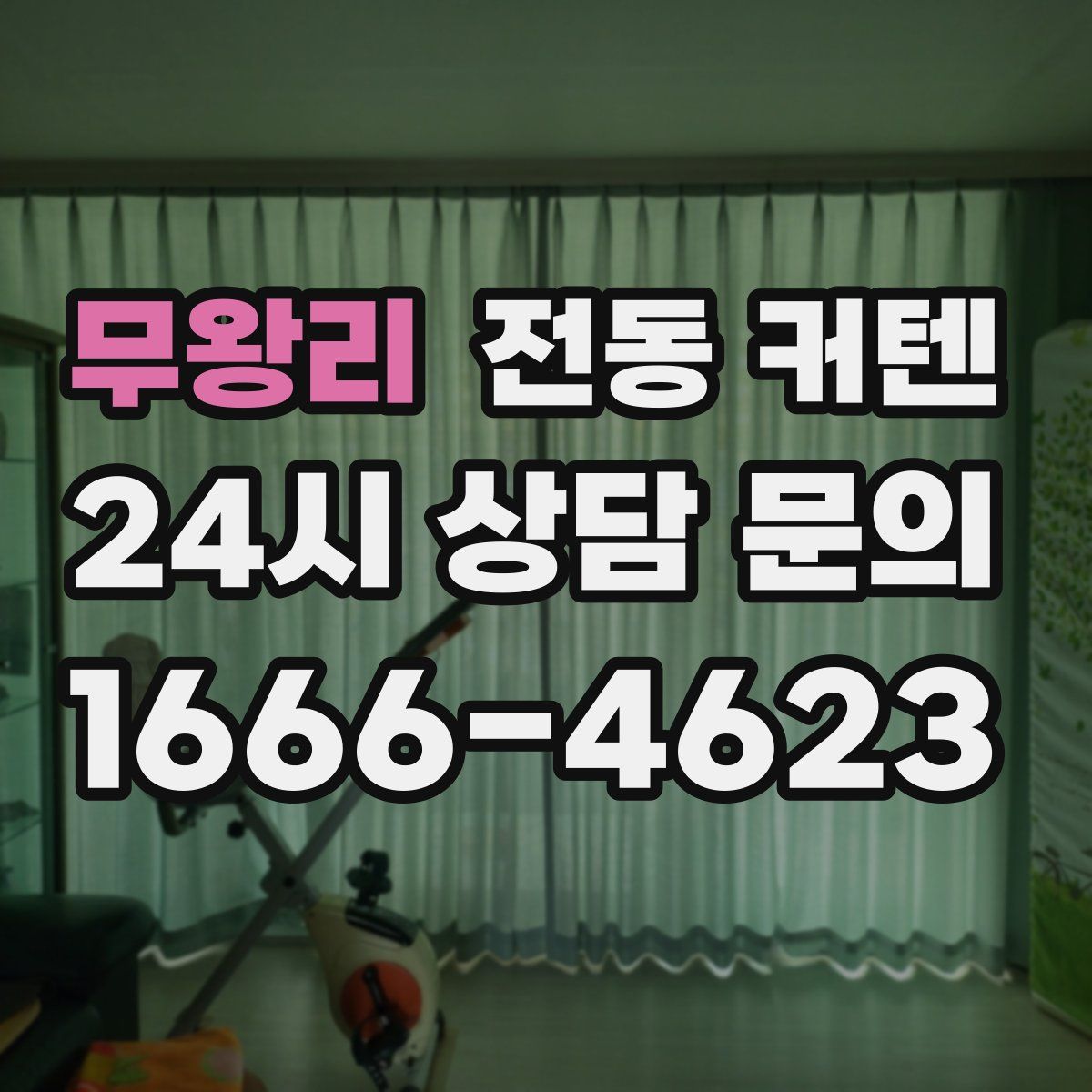 무왕리 전동 커텐