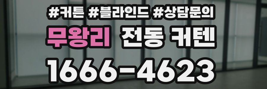 무왕리 전동 커텐
