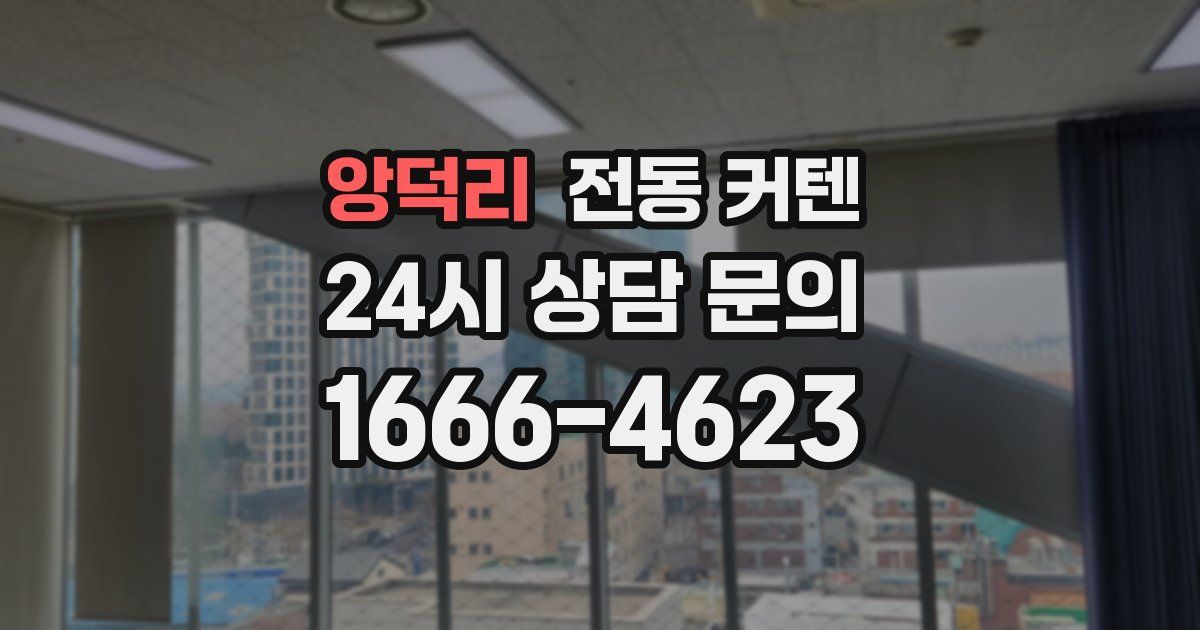 앙덕리 전동 커텐