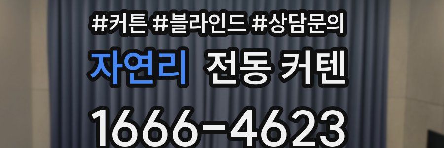 자연리 전동 커텐