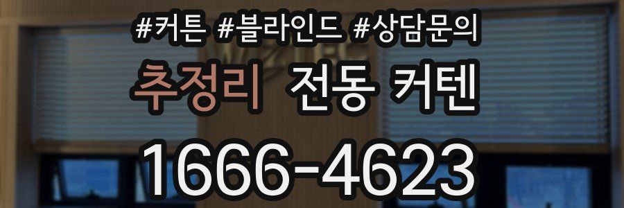 추정리 전동 커텐