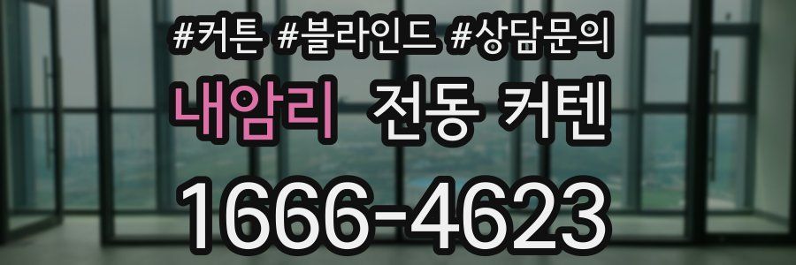 내암리 전동 커텐