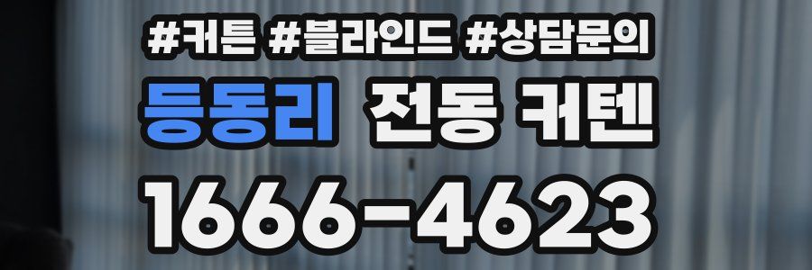 등동리 전동 커텐