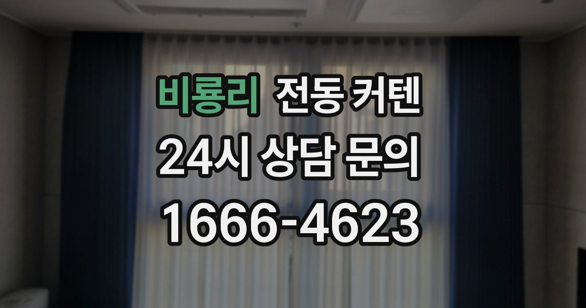 비룡리 전동 커텐
