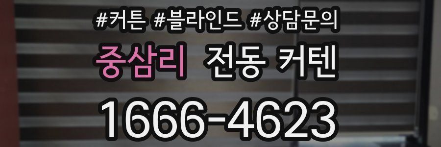 중삼리 전동 커텐