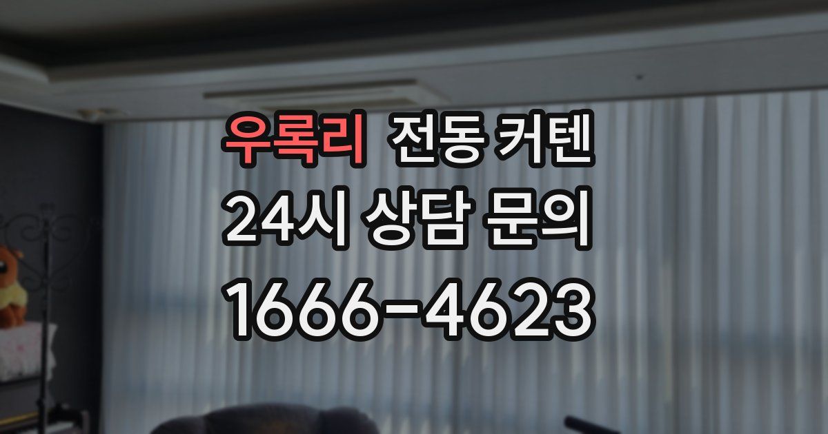 우록리 전동 커텐
