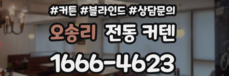 오송리 전동 커텐