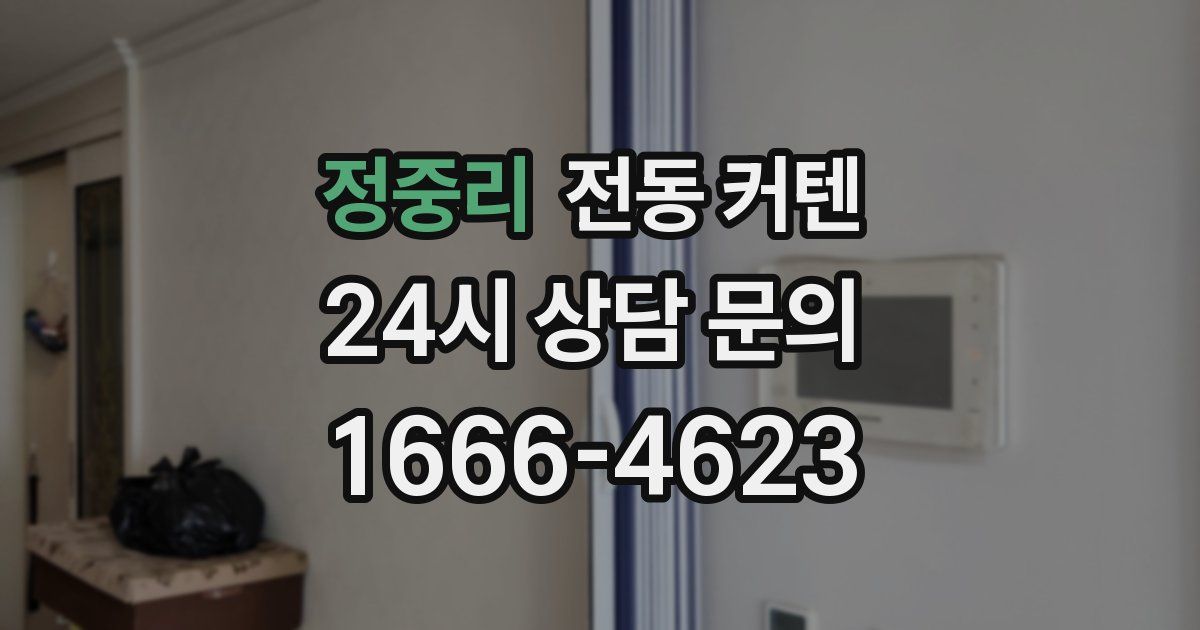 정중리 전동 커텐