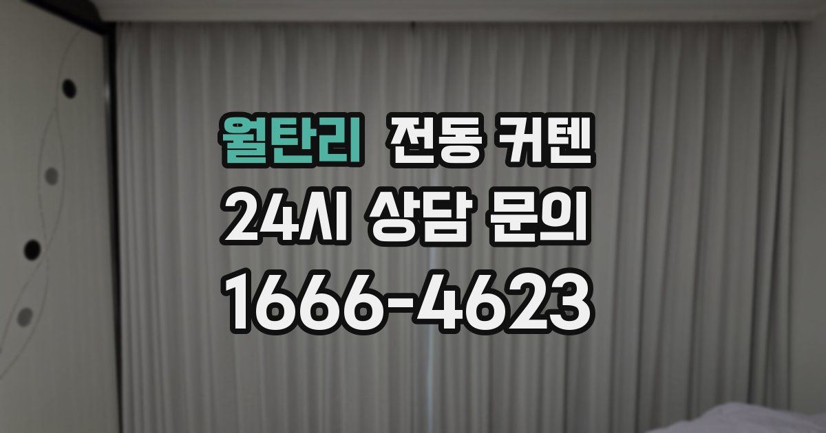 월탄리 전동 커텐