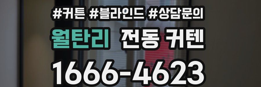 월탄리 전동 커텐