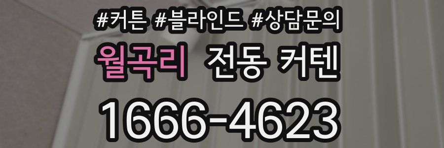 월곡리 전동 커텐
