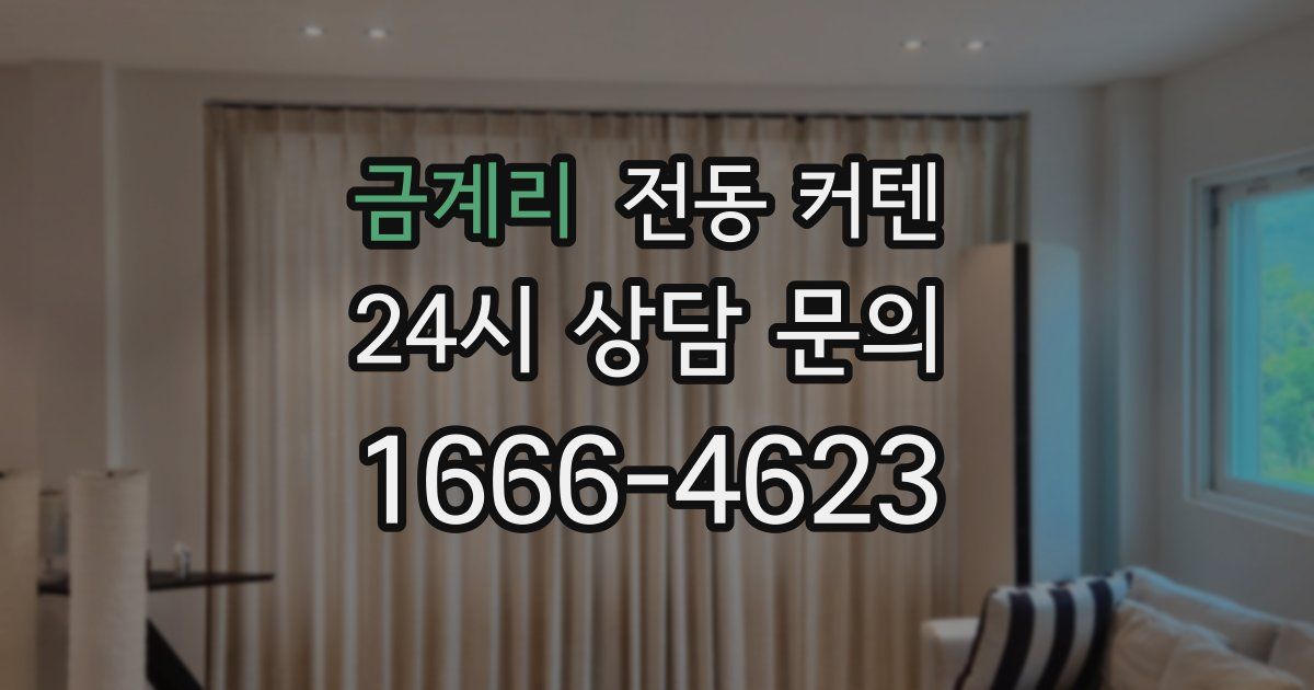 금계리 전동 커텐