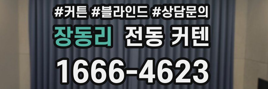 장동리 전동 커텐