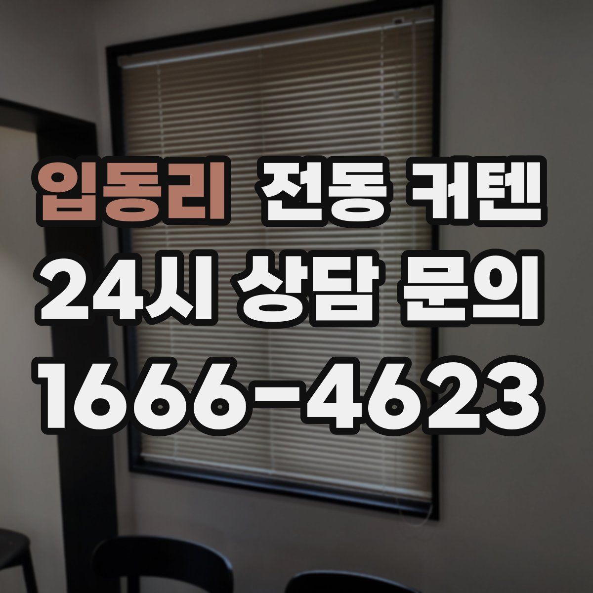 입동리 전동 커텐