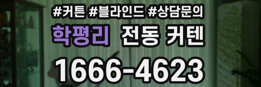 학평리 전동 커텐