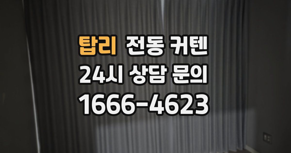 탑리 전동 커텐