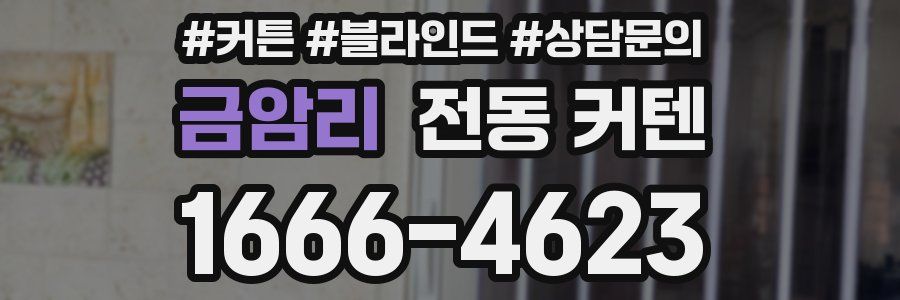 금암리 전동 커텐