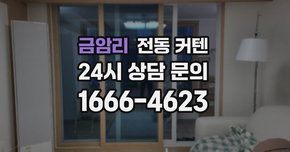 금암리 전동 커텐