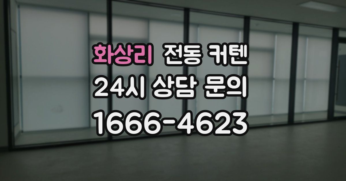 화상리 전동 커텐