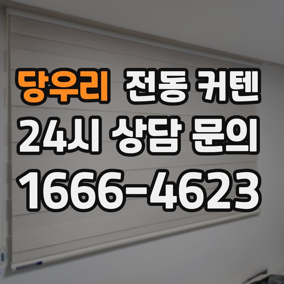 당우리 전동 커텐