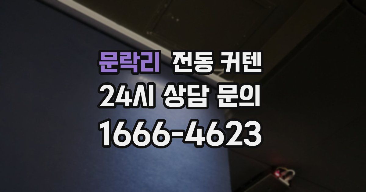 문락리 전동 커텐