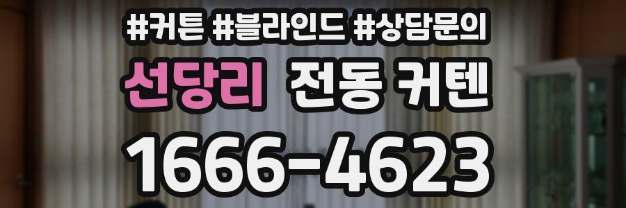 선당리 전동 커텐