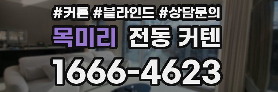 목미리 전동 커텐