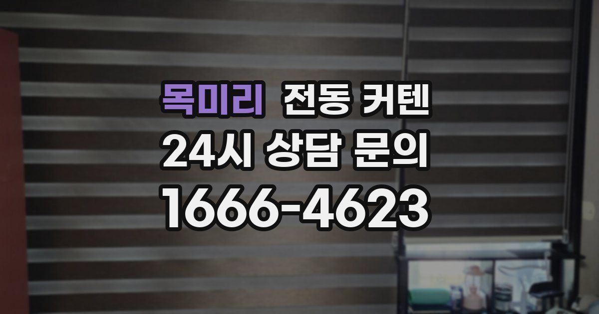 목미리 전동 커텐