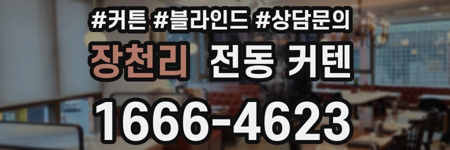 장천리 전동 커텐