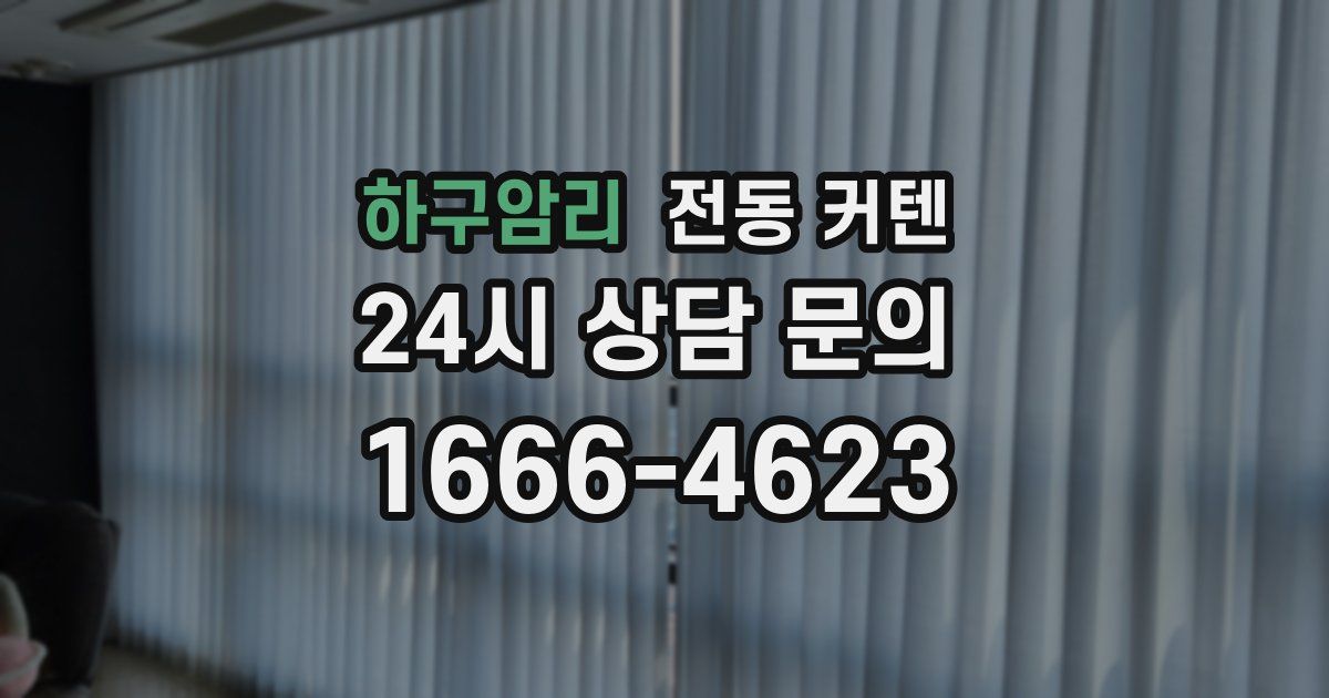 하구암리 전동 커텐