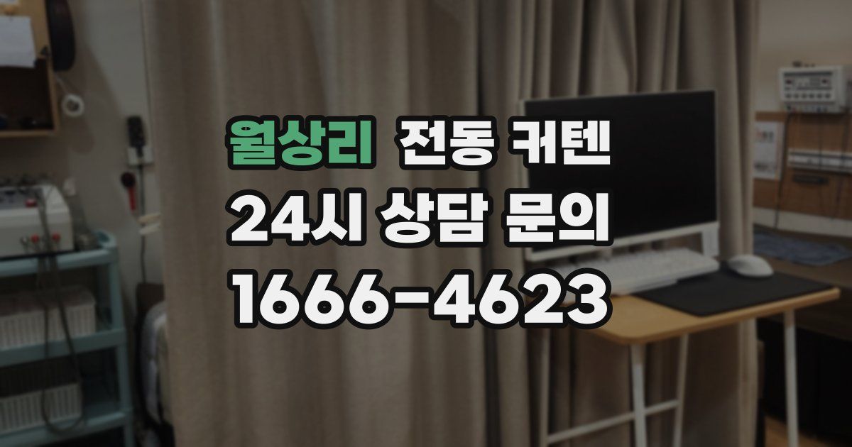 월상리 전동 커텐