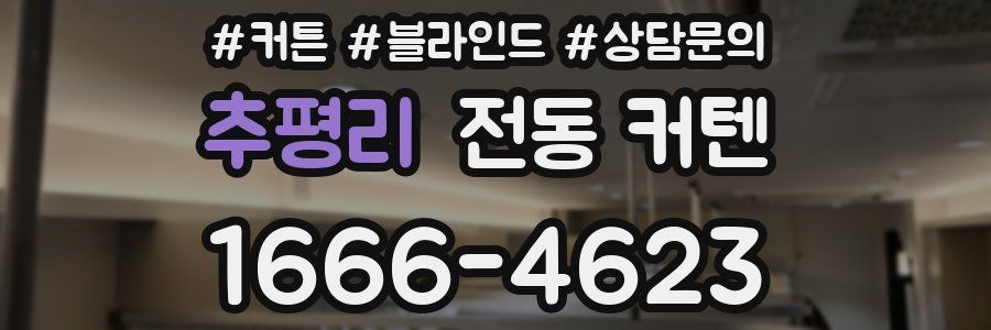 추평리 전동 커텐