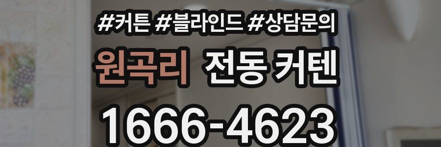 원곡리 전동 커텐