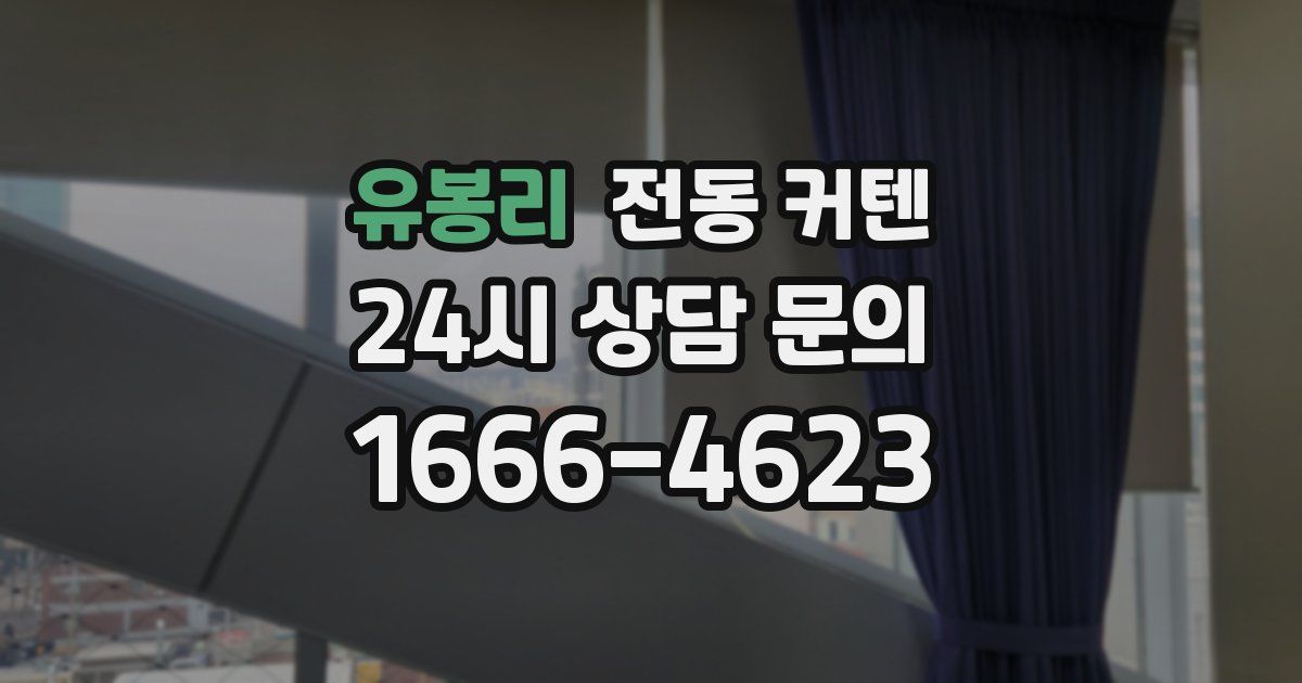 유봉리 전동 커텐