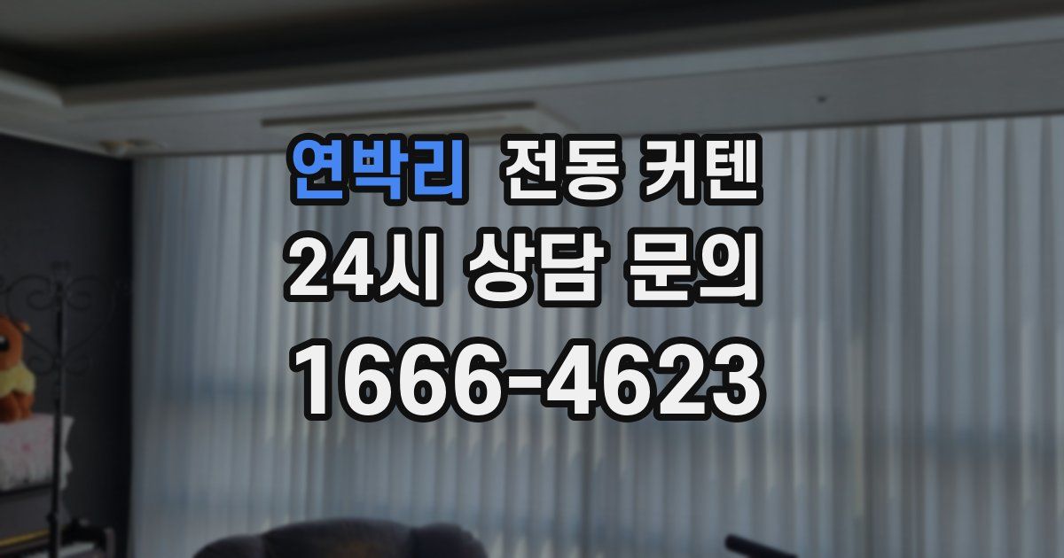 연박리 전동 커텐