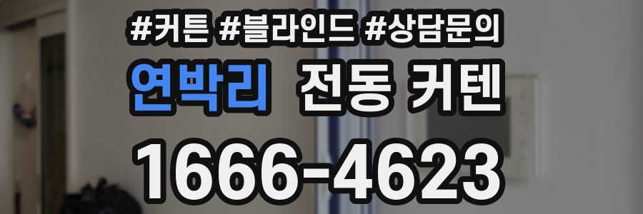 연박리 전동 커텐