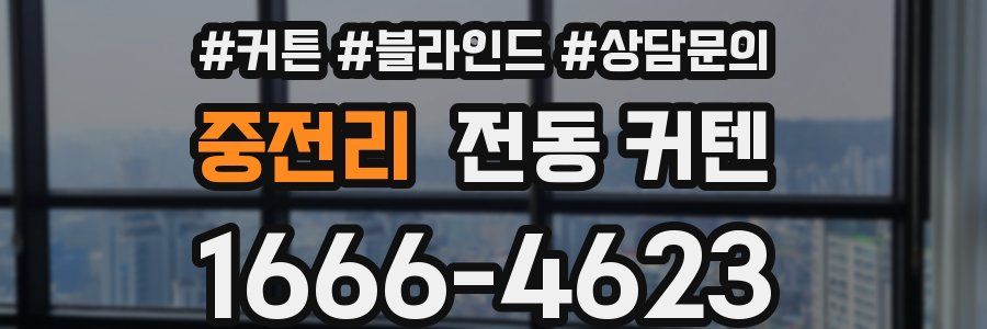 중전리 전동 커텐