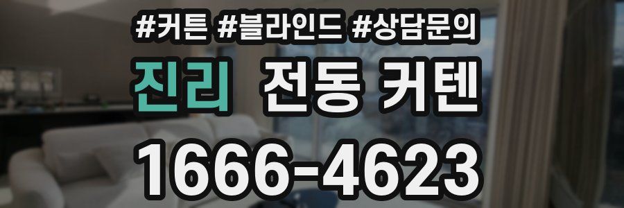 진리 전동 커텐